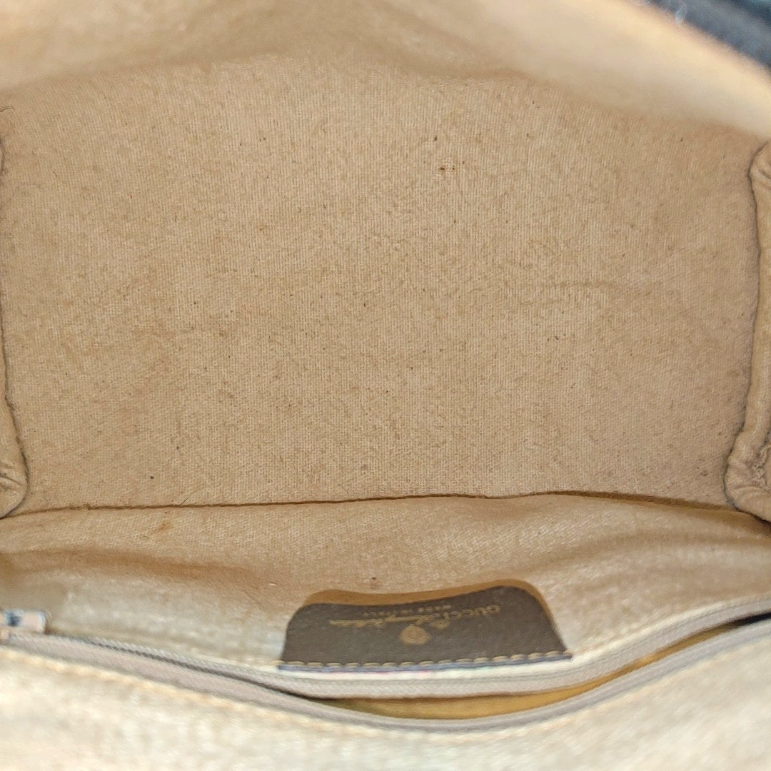 Monogram Coated Canvas Top Handle Bag Beige