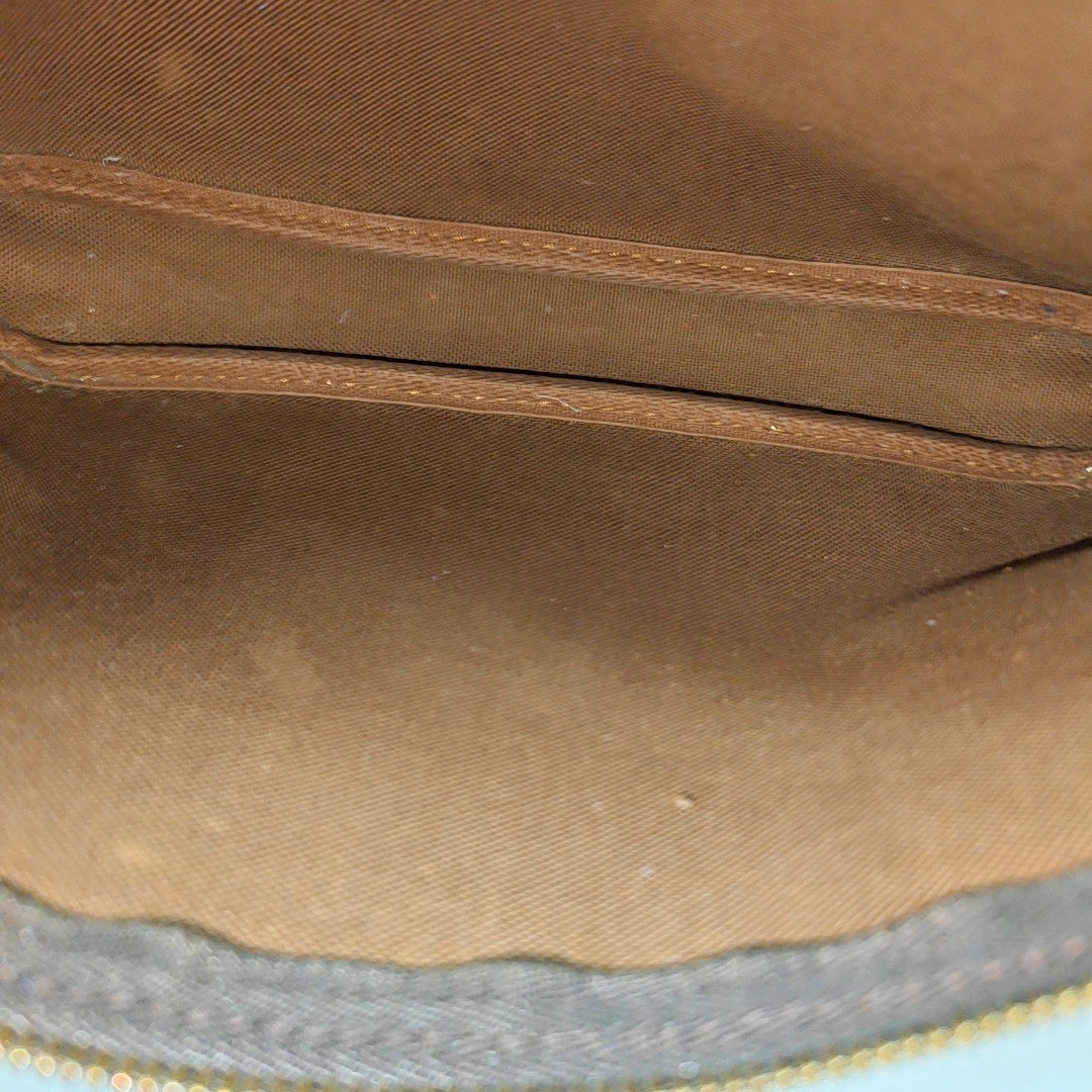 ACCESSOIRES Monogram Coated Canvas Brown