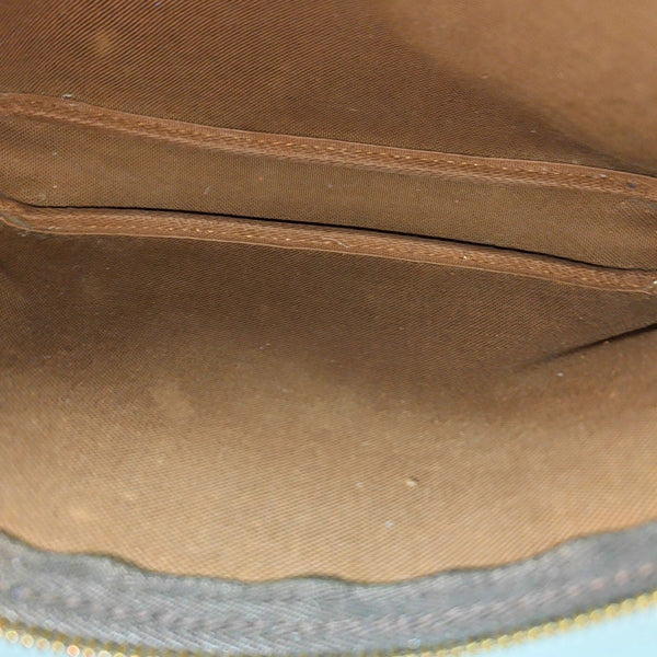 ACCESSOIRES Monogram Coated Canvas Brown