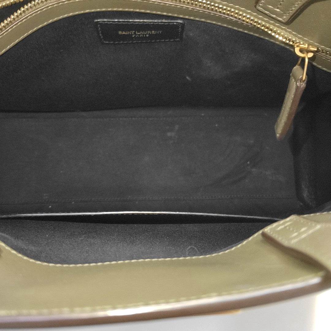 MANHATTAN Small Calfskin Green