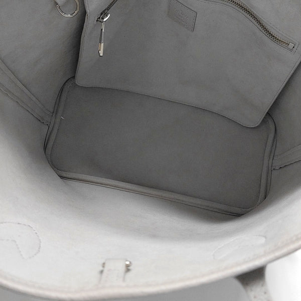 NEVERFULL MM Monogram Calfskin Gray