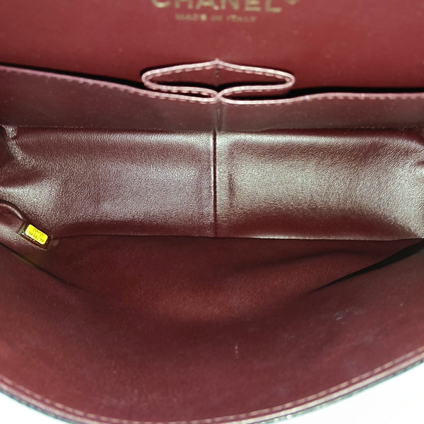 CLASSIC FLAP Jumbo Quilted Grained Calfskin Black