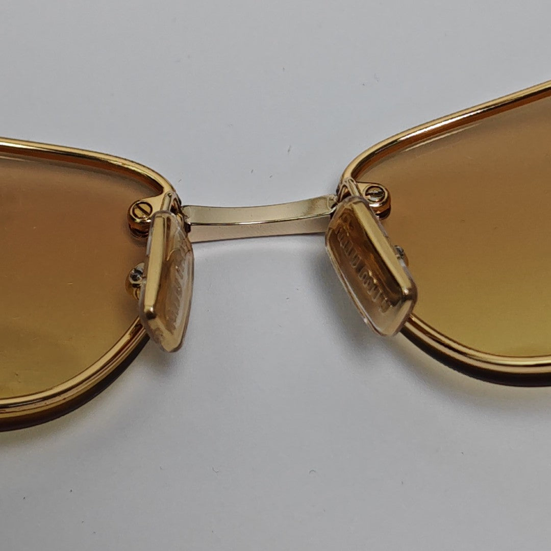 Metal Sunglasses Yellow
