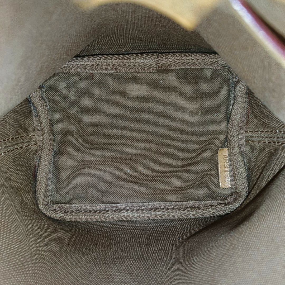 NÉONOÉ Nano Monogram Coated Canvas Brown