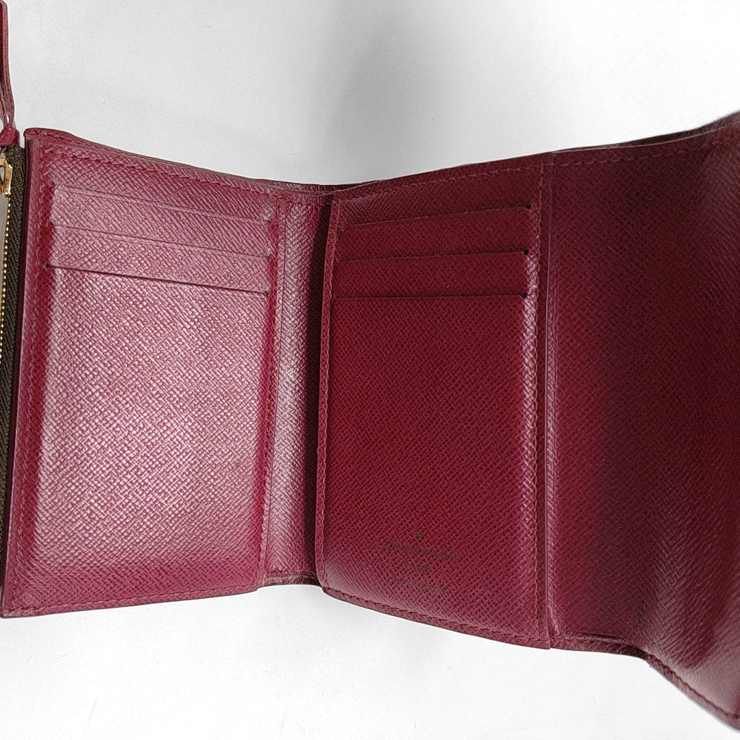 VICTORINE Monogram Coated Canvas Brown Wallet