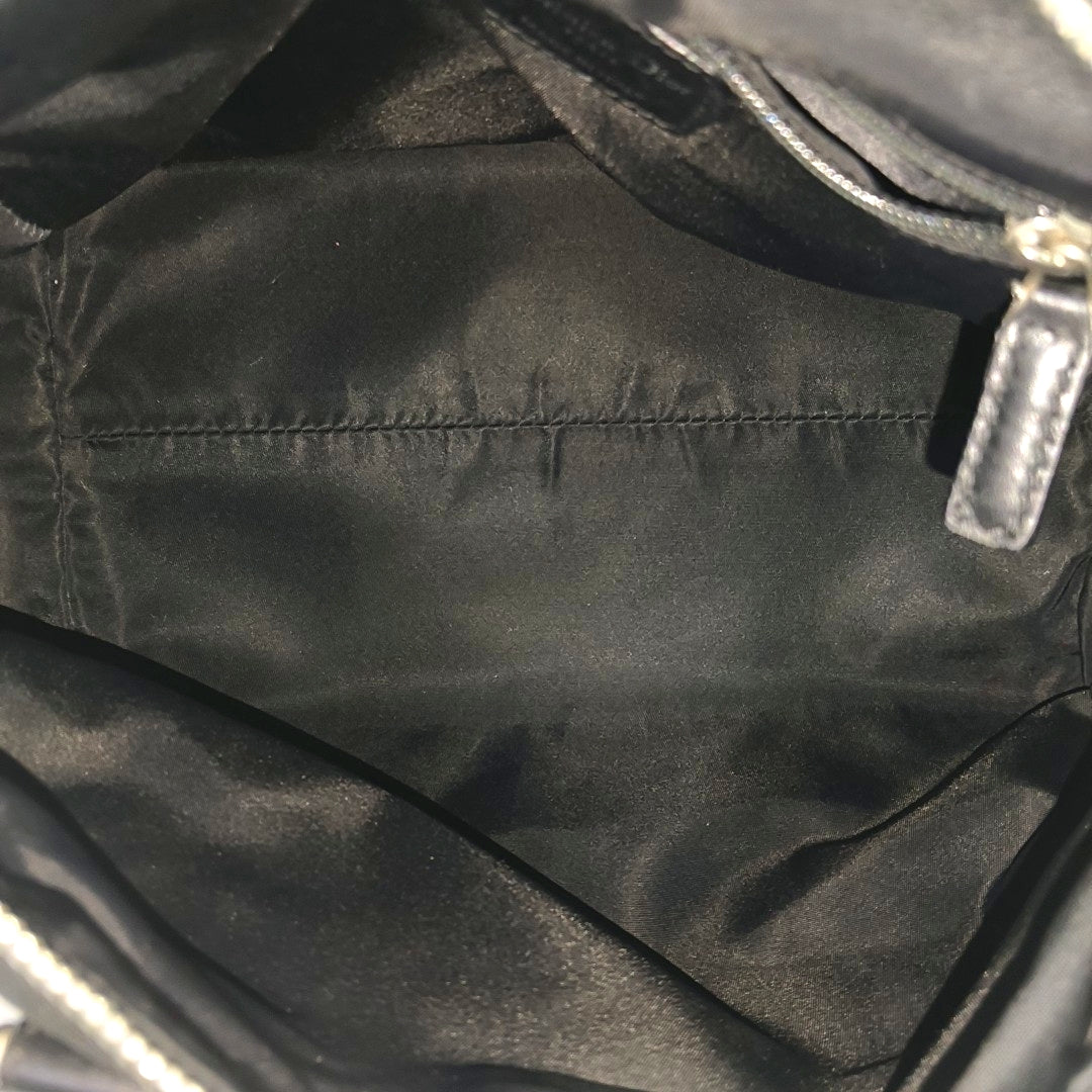 Canvas Top Handle Bag Black