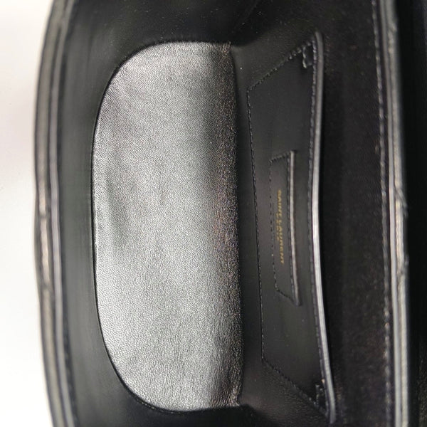 Quilted Lambskin Shoulder Bag Black