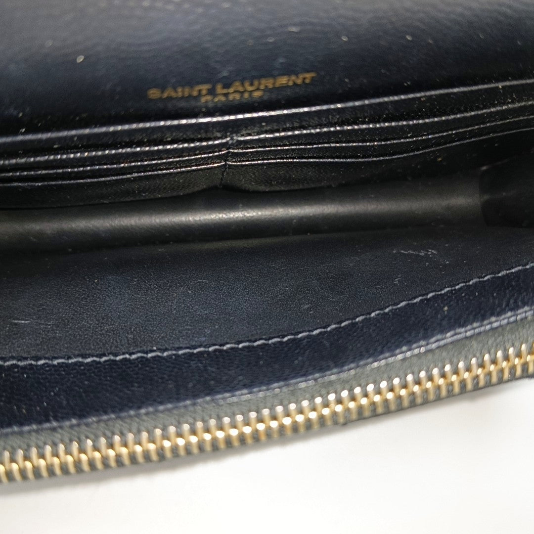 MONOGRAM WOC Chevron Calfskin Black