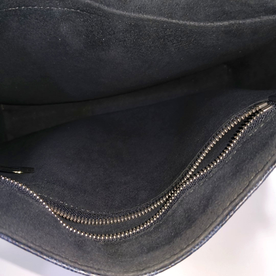 NEWPORT PM Damier Coated Canvas Blue