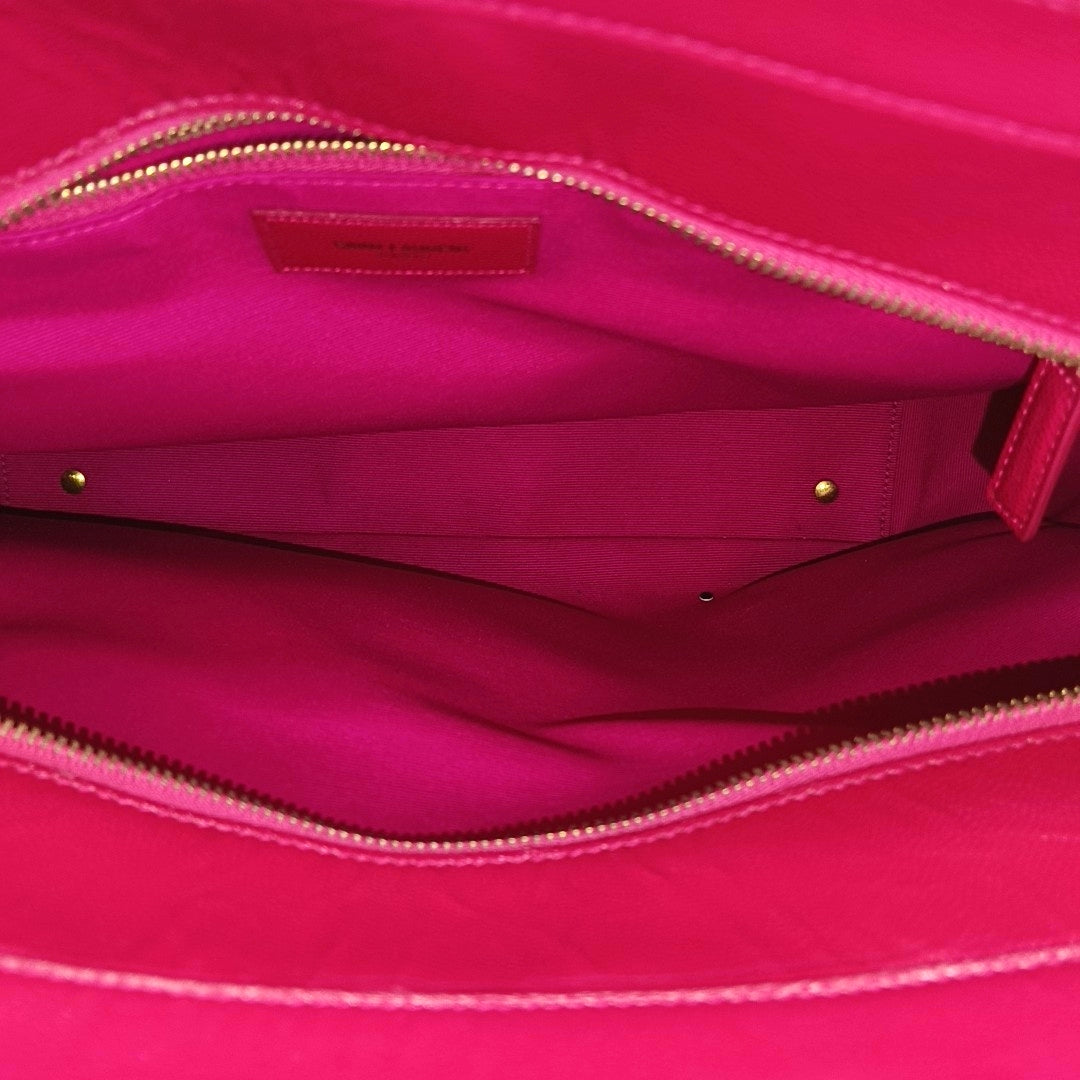 Calfskin Shoulder Bag Red