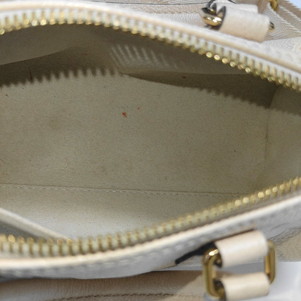 PAPILLON BB Monogram Calfskin Beige