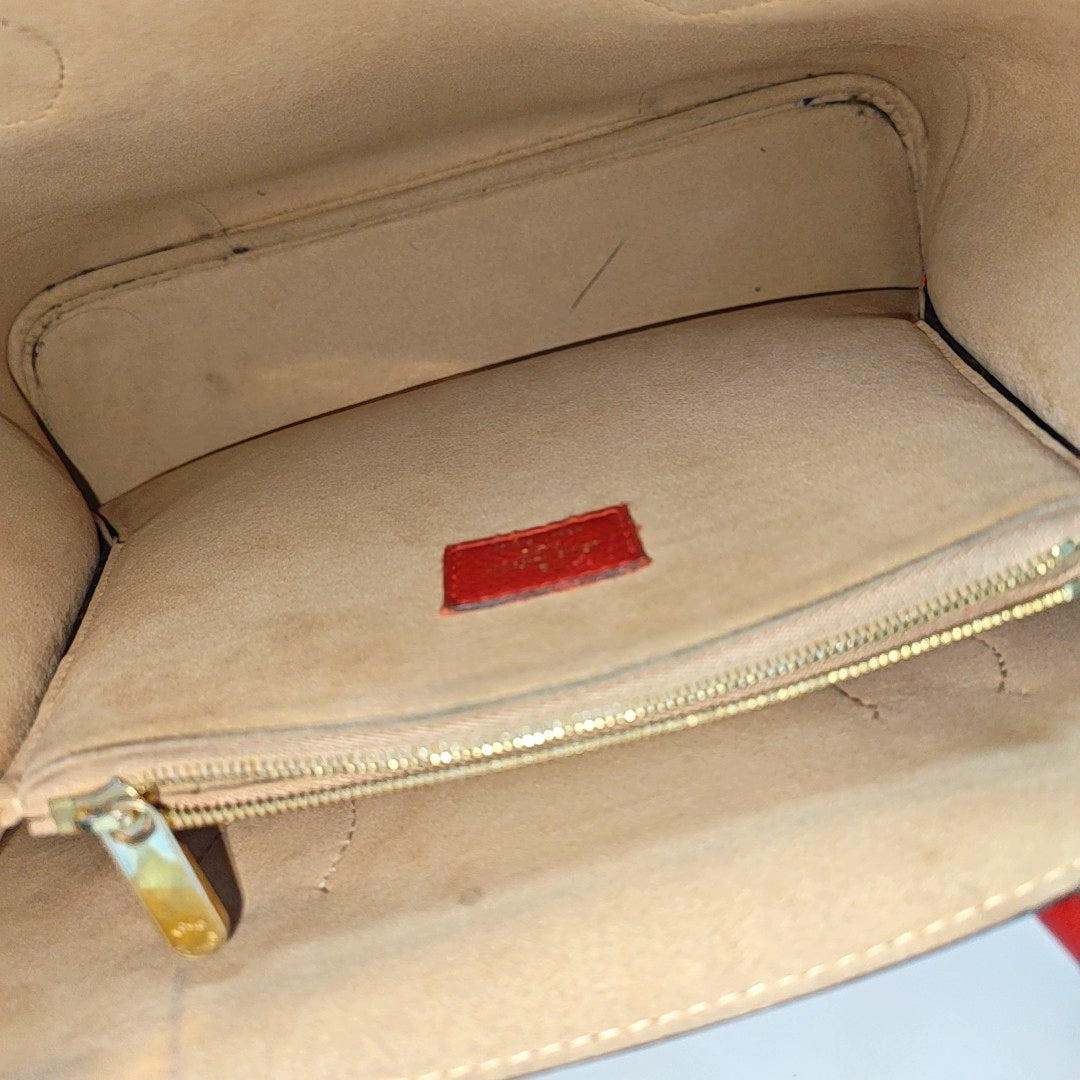 FLANDRIN Monogram Coated Canvas Brown