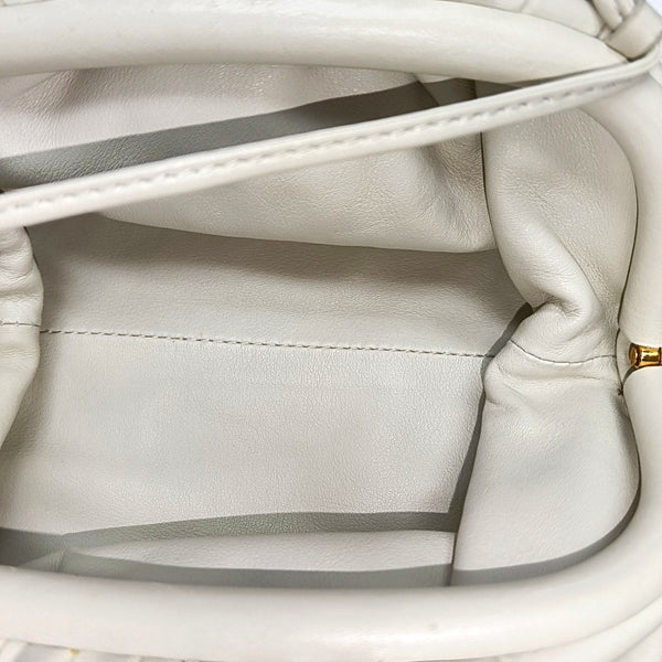 The Pouch Mini Lambskin White