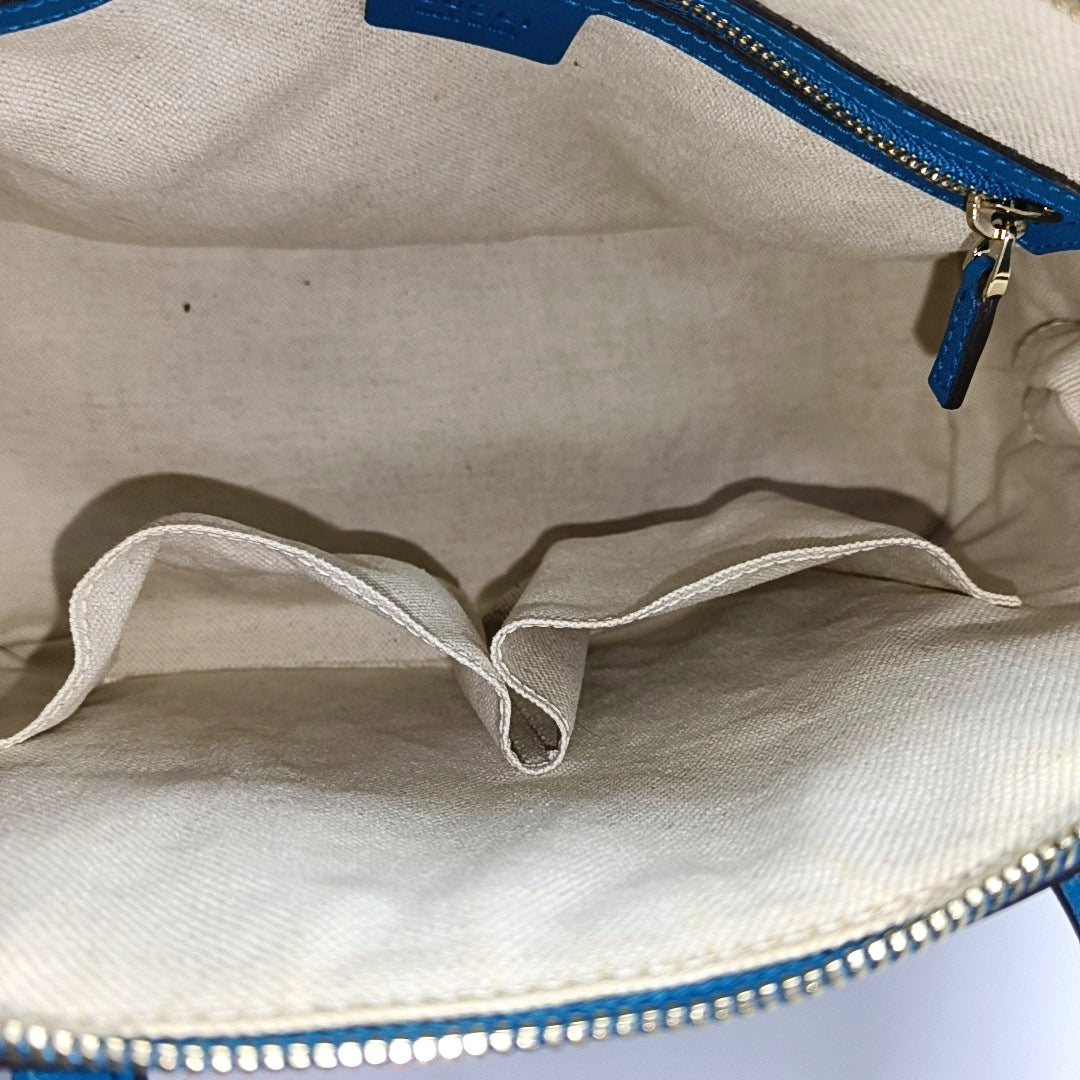 Monogram Patent Leather Blue