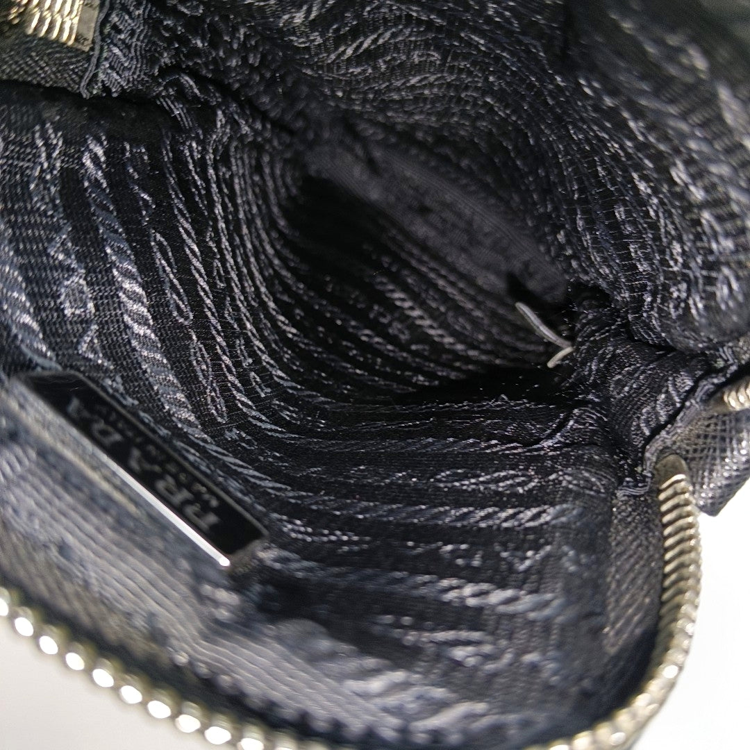 Nylon Shoulder Bag Black