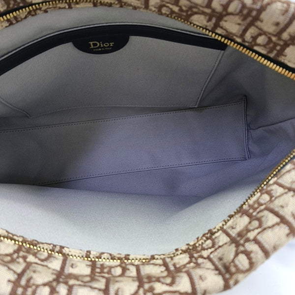 Canvas Crossbody Bag Medium Brown