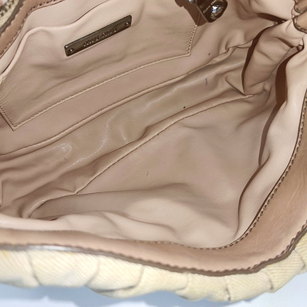 Canvas Shoulder Bag Beige