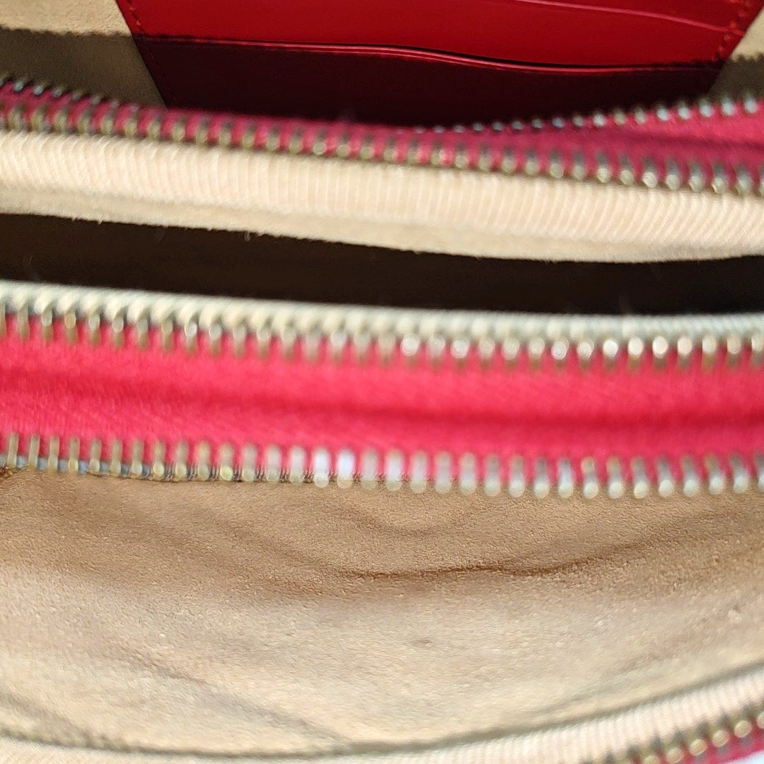 GG Marmont Mini Quilted Calfskin Red