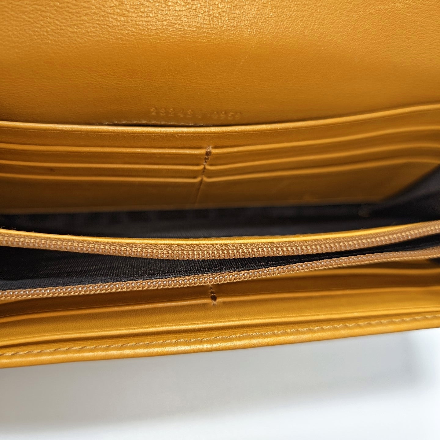 Monogram Calfskin Wallet Yellow