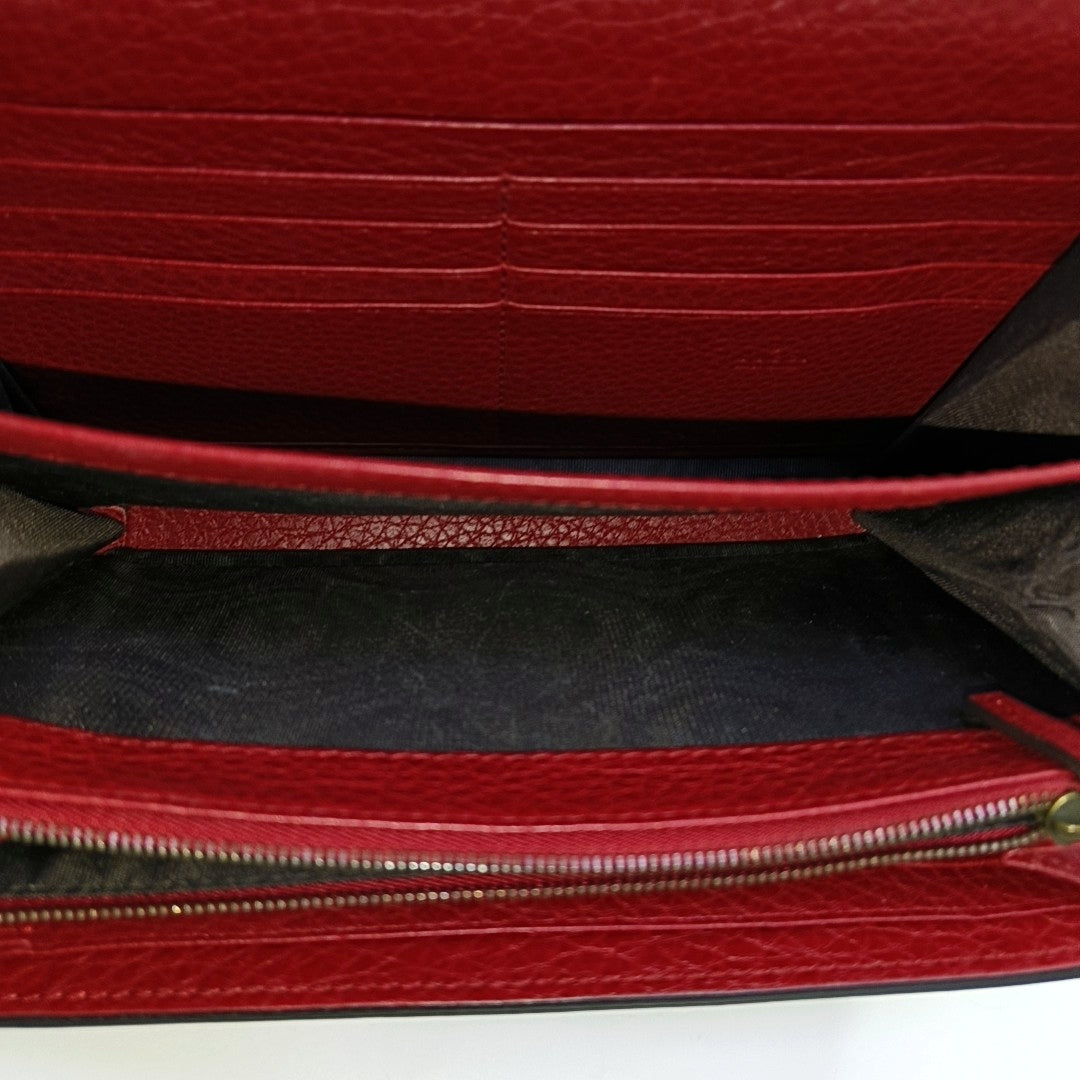 GG Marmont Mini Calfskin Red