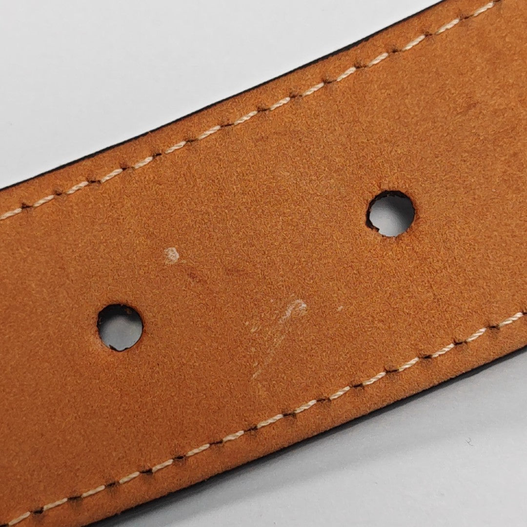 Coated Canvas Belt Brown