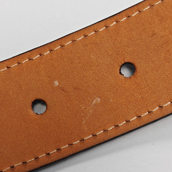 Coated Canvas Belt Brown