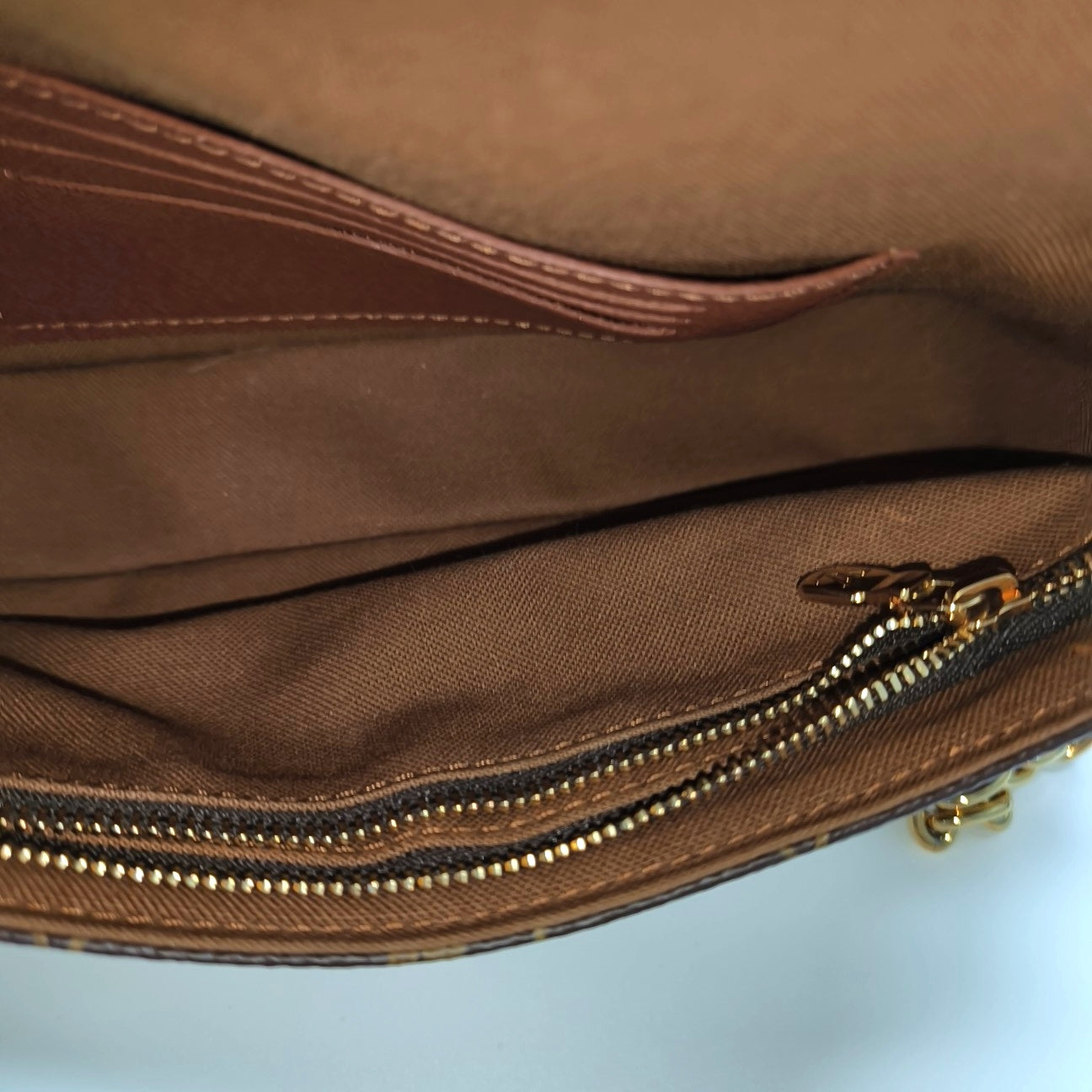 IVY Monogram Coated Canvas Brown