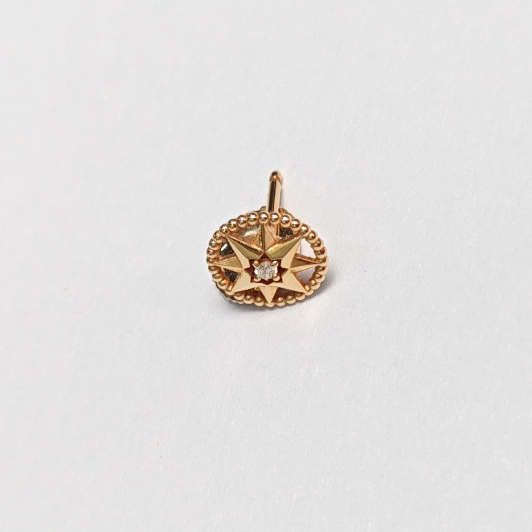 Rose Des Vents 18k Rose Gold Stud Earrings