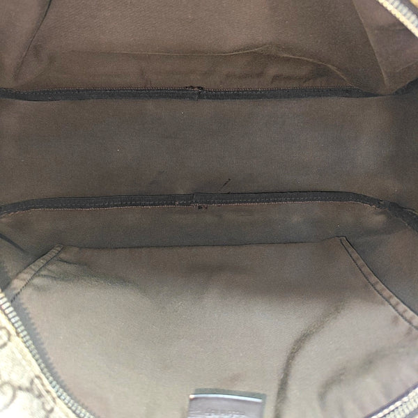 Monogram Coated Canvas Shoulder Bag Brown