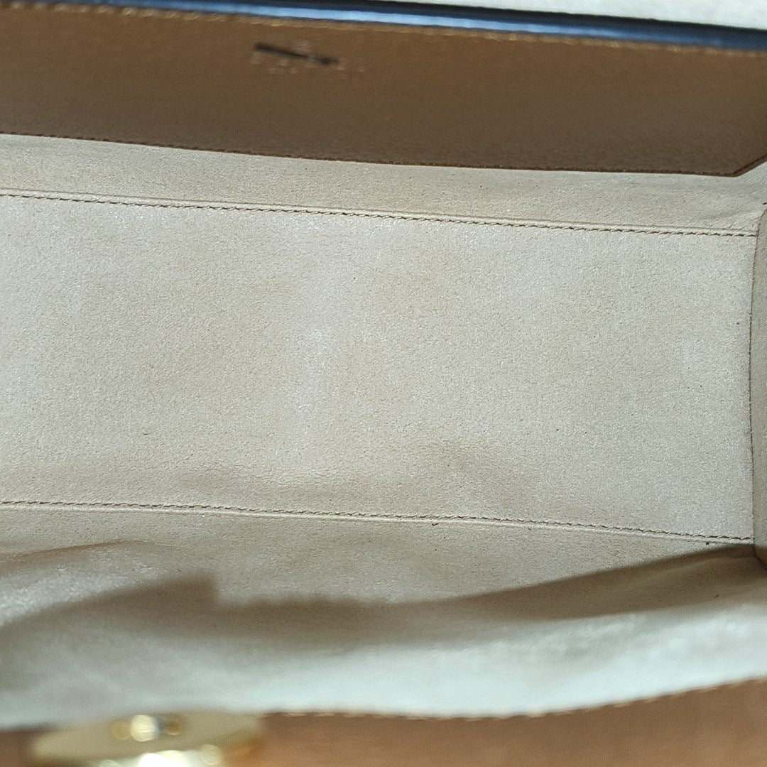 Diana Small Calfskin Brown