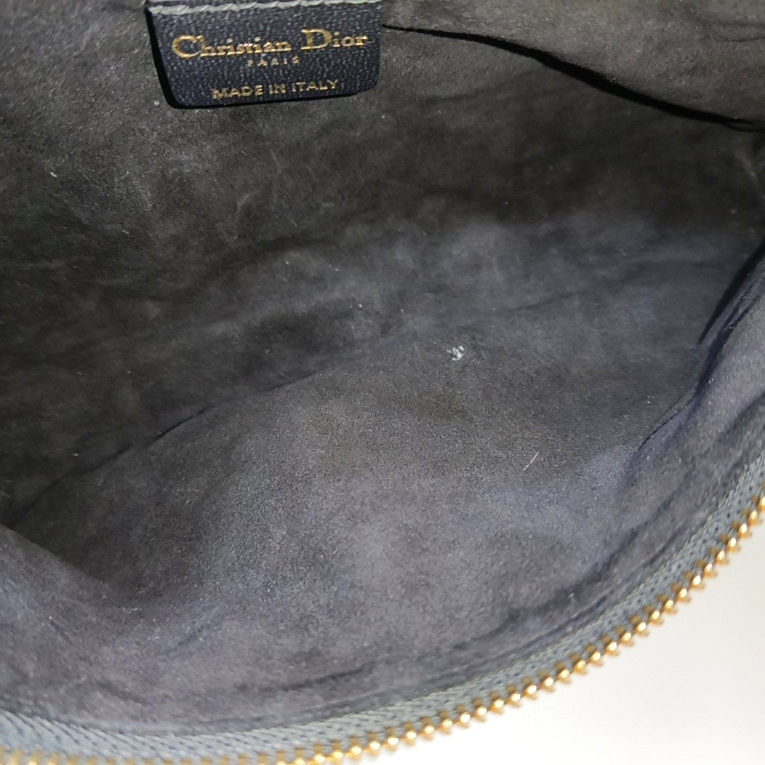 Cannage Lambskin Shoulder Bag Black