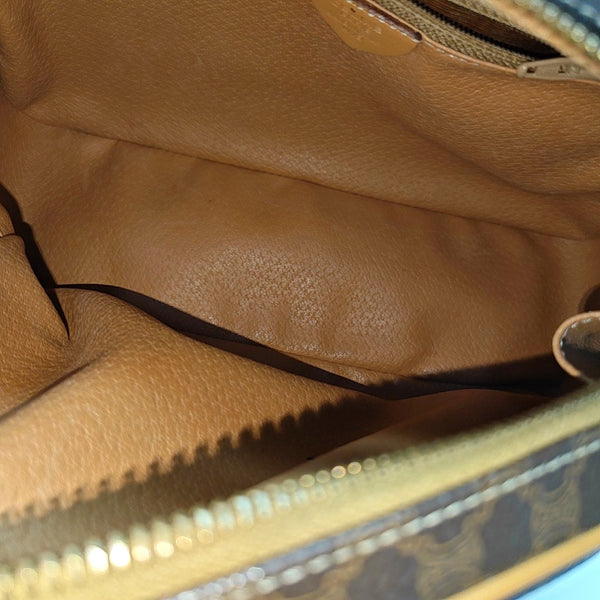 Leather Top Handle Bag Yellow