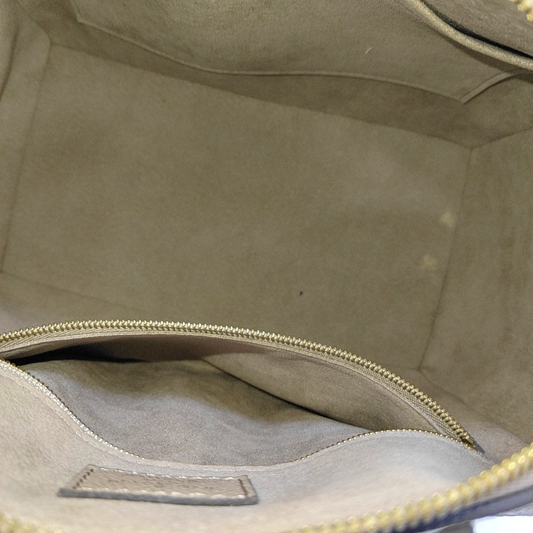 SPEEDY 25 Monogram Calfskin Beige