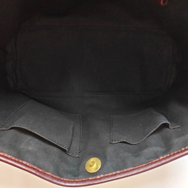 Coated Canvas Tote Bag Beige