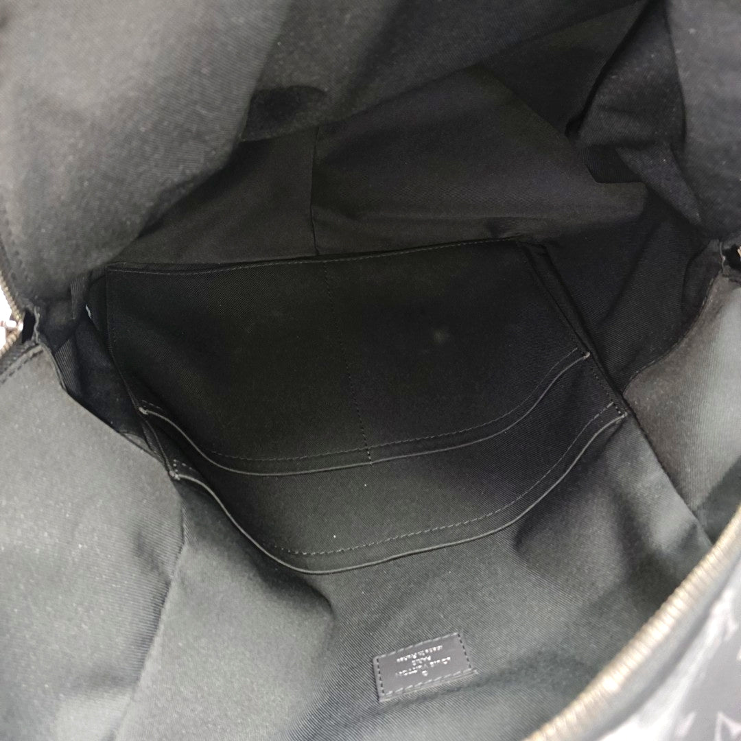 DISCOVERY PM Monogram Coated Canvas Black