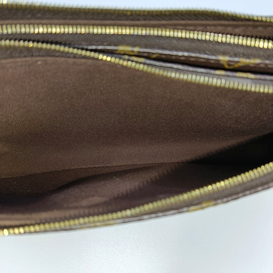 LIV POCHETTE Monogram Coated Canvas Brown