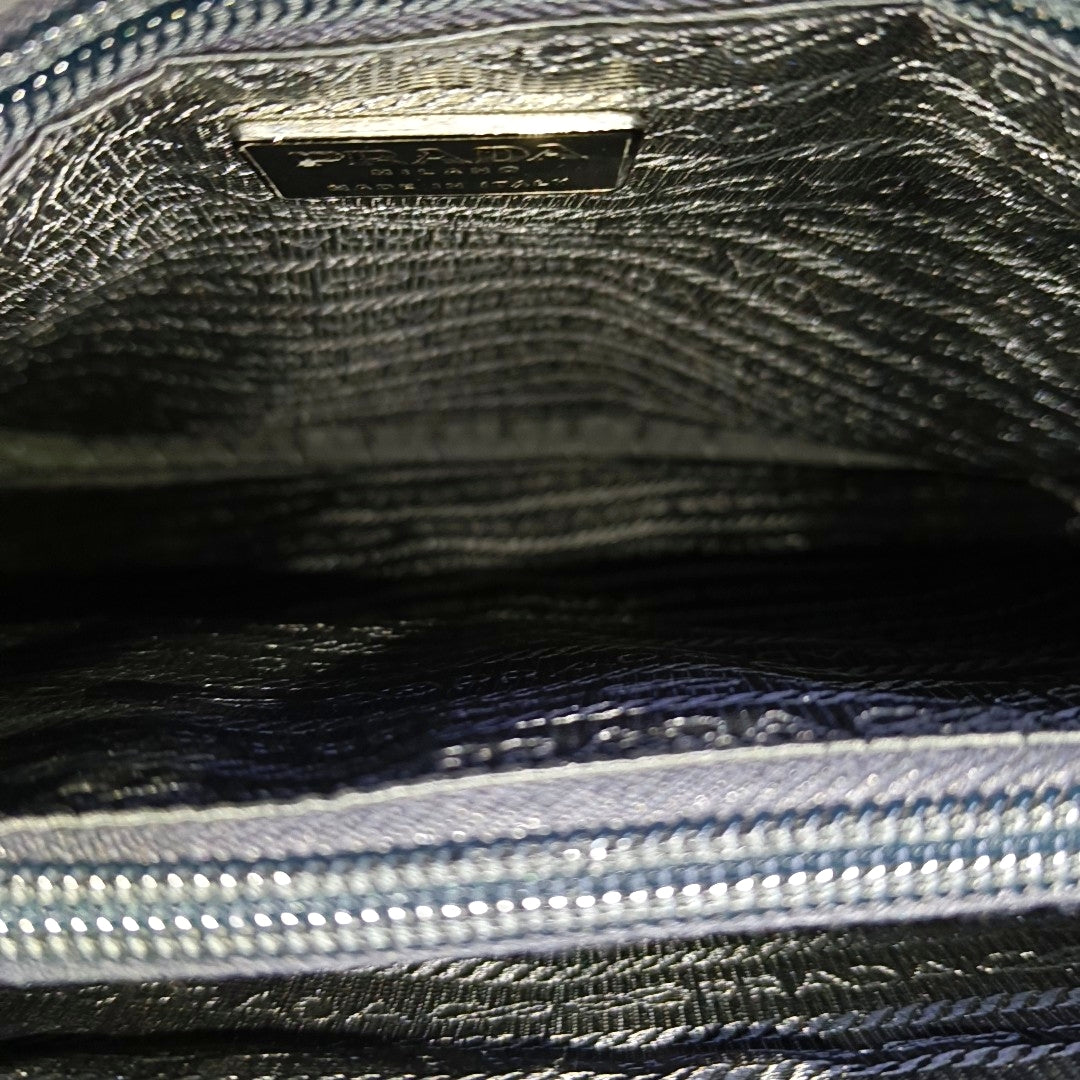 Nylon Shoulder Bag Black