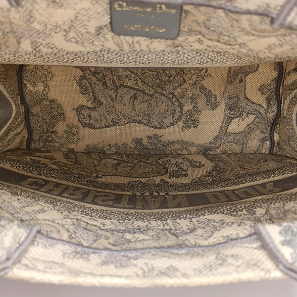 Book Tote Medium Canvas Gray
