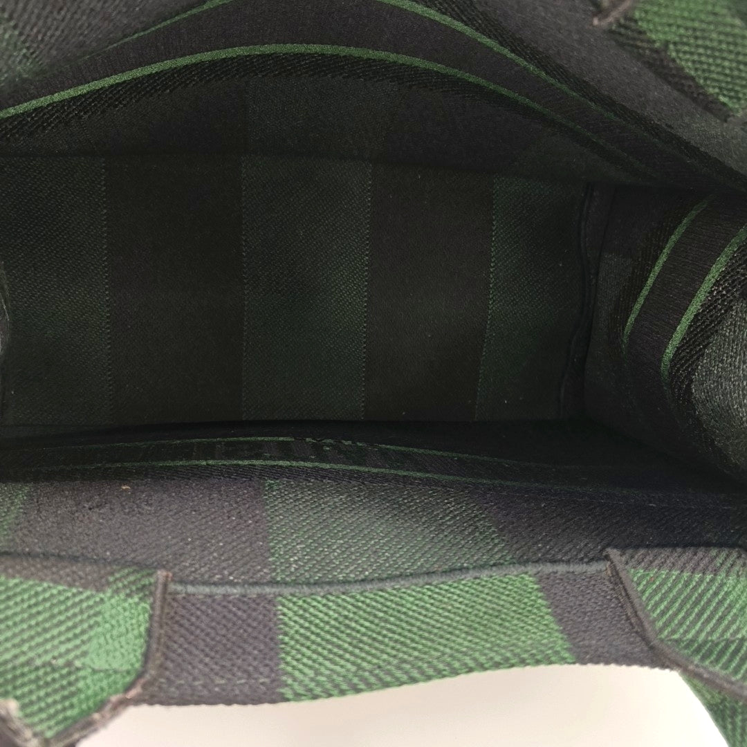 Authenticated pre-owned  Book Tote Medium Canvas Green - Tote Bag at Looply