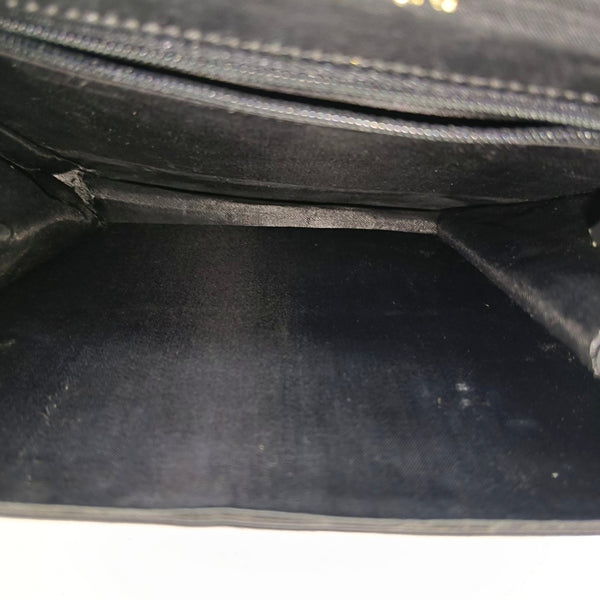Fabric Shoulder Bag Black