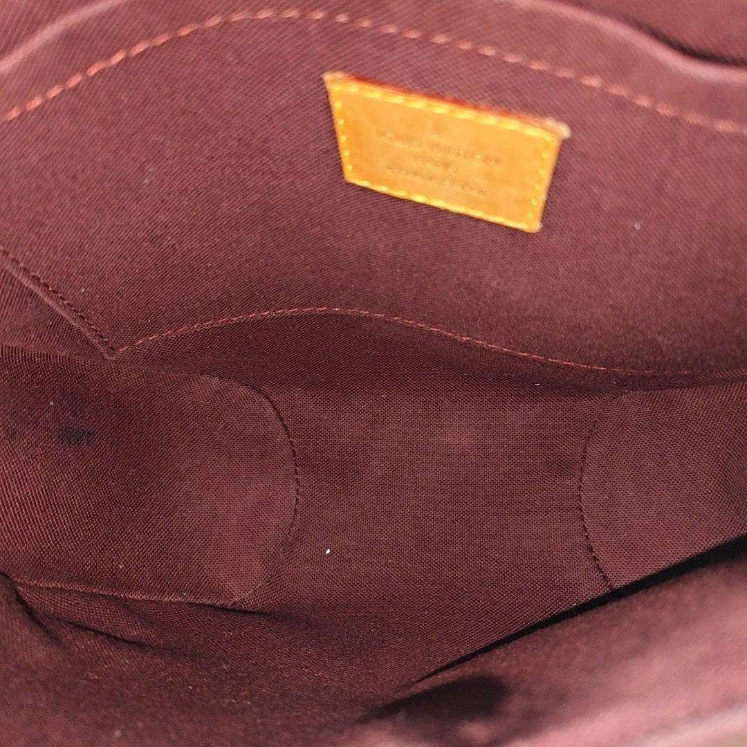 SAINT CLOUD Monogram Coated Canvas Brown