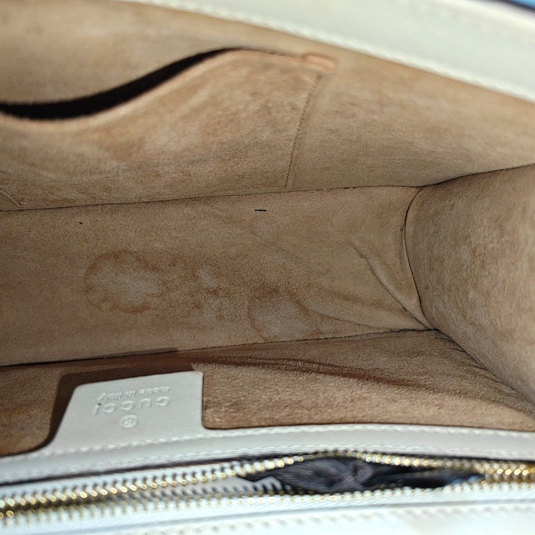 Sylvie Small Calfskin White