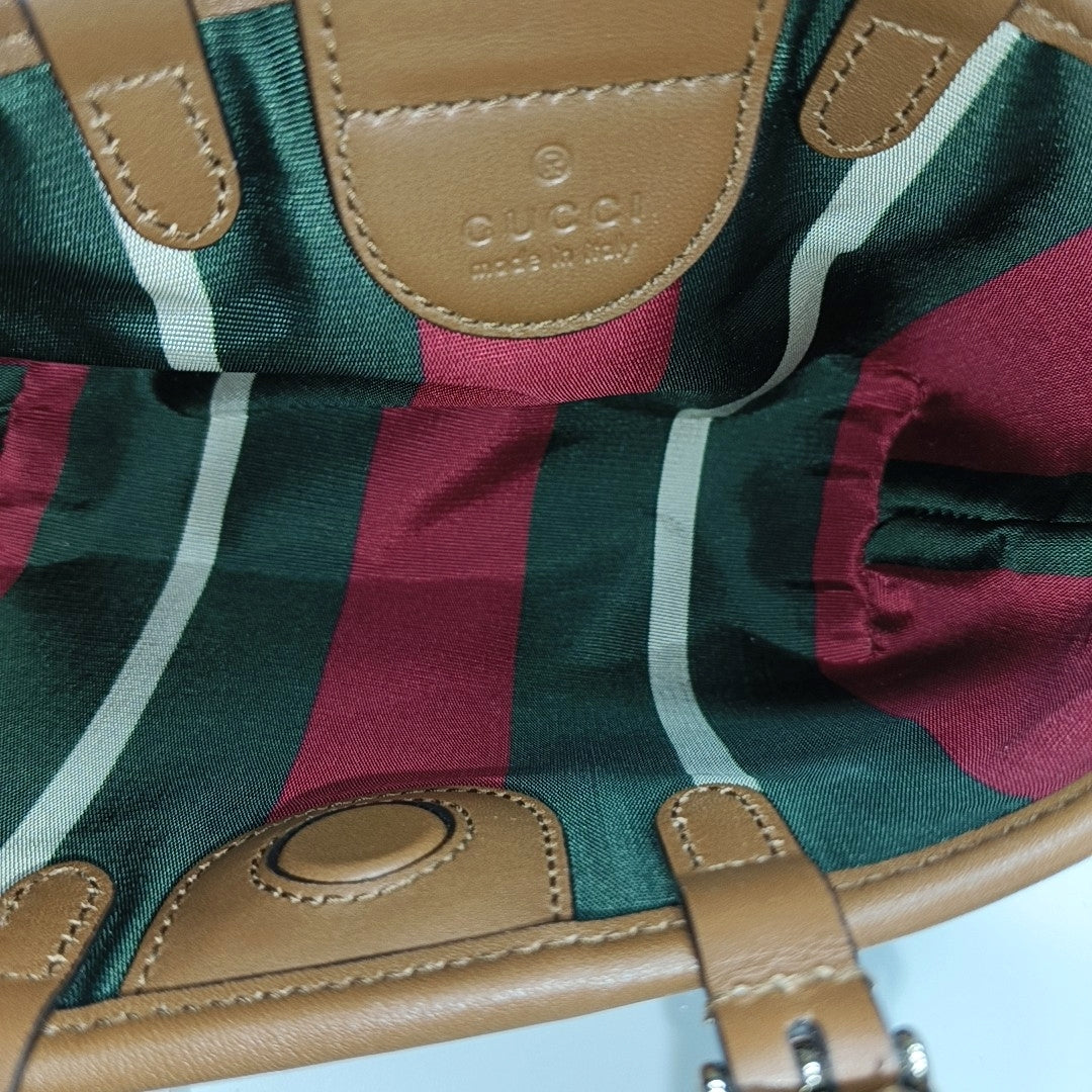Monogram Coated Canvas Shoulder Bag Beige