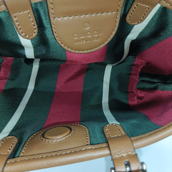 Monogram Coated Canvas Shoulder Bag Beige