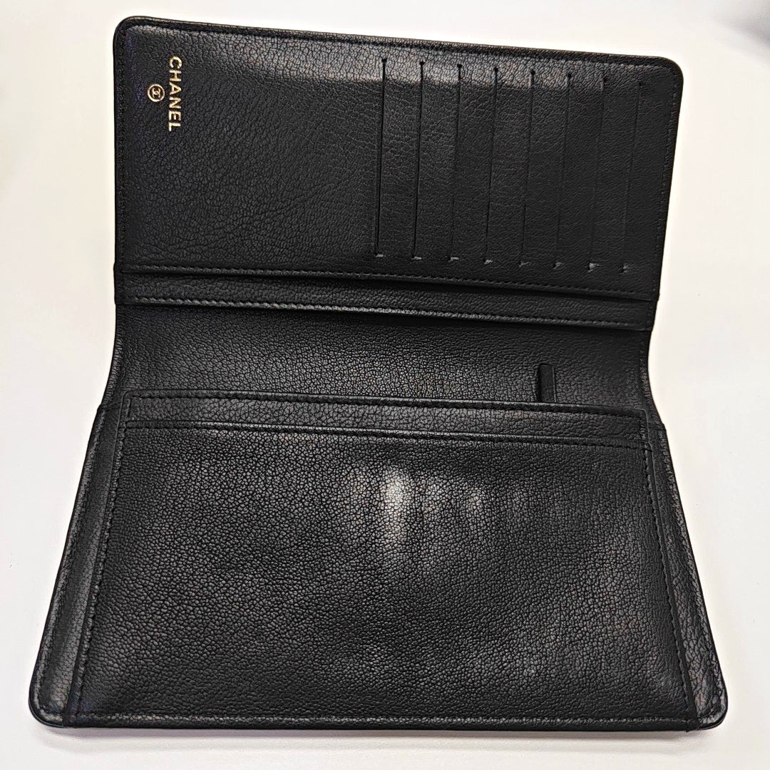 Lambskin Wallet Black