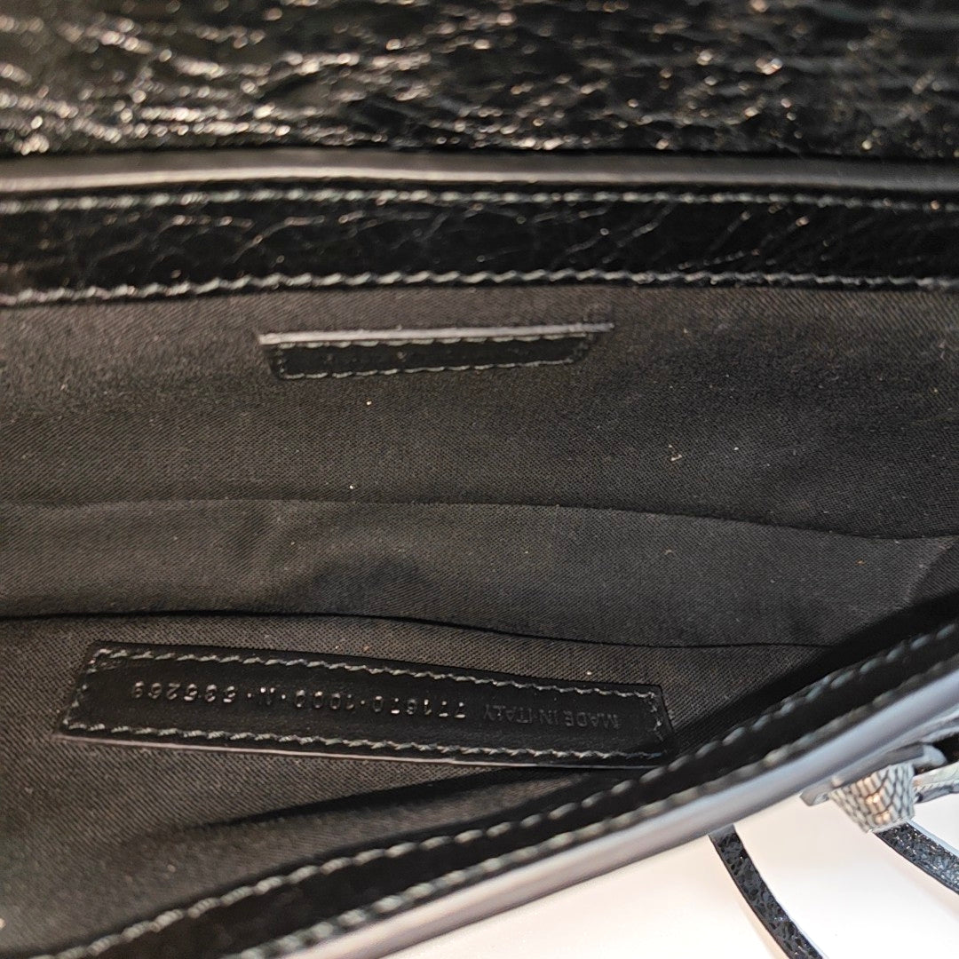 Le Cagole Mini Lambskin Black