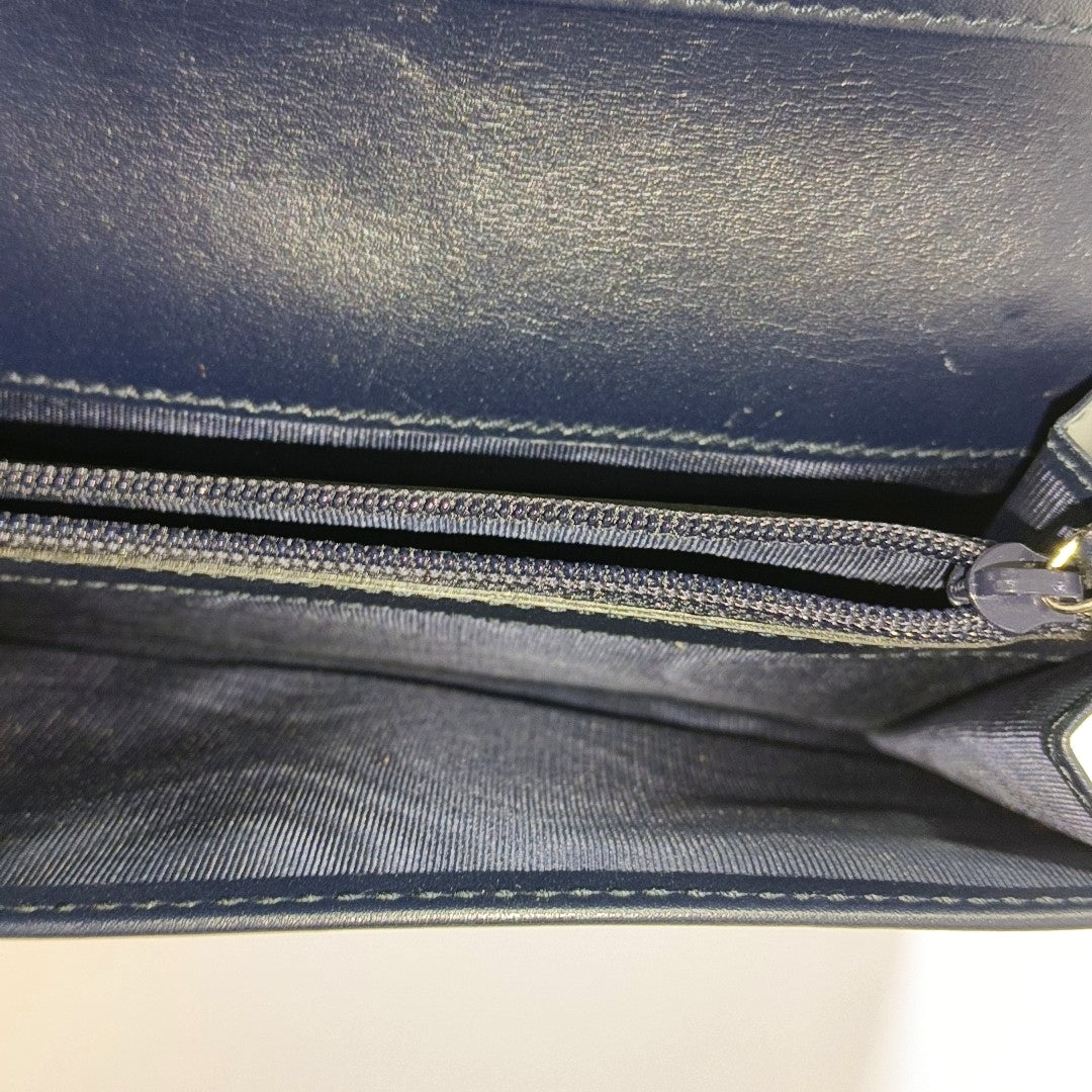 Calfskin Clutch Blue