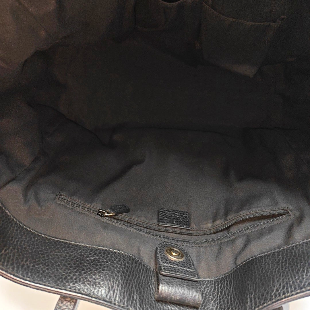 Calfskin Tote Bag Black