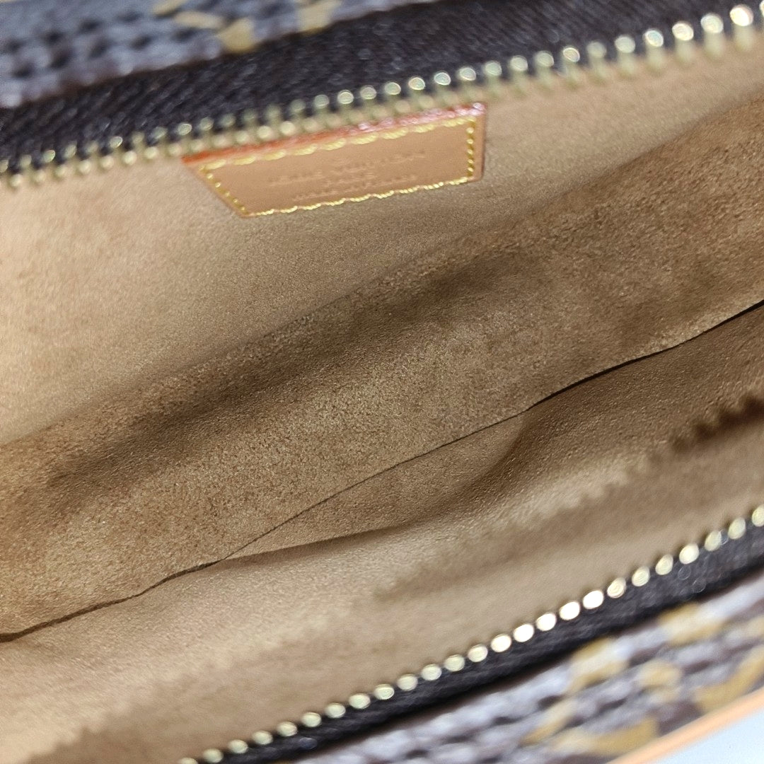 LOOP Monogram Coated Canvas Brown