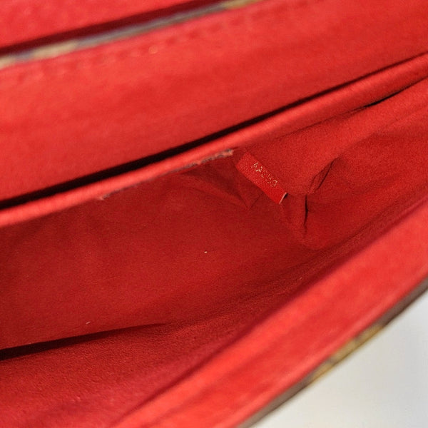LOCKY BB Monogram Coated Canvas Red